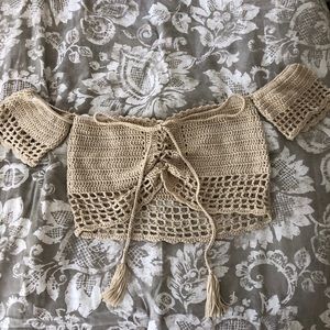 Crochet crop top